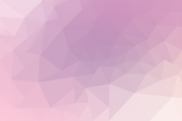 Wall Mural - Pastel Pink and Purple Low Poly Gradient Background for Website and Graphic Design