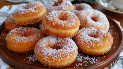 Canvas Print - Enjoy some Finnish sugar donuts to celebrate Vappu