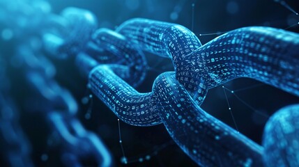 Abstract Digital Chain of Data