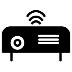 Poster - Movie Picture Projector Glyph Icon