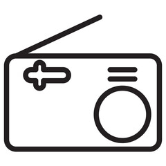 Poster - Melody Radio Sound Line Icon