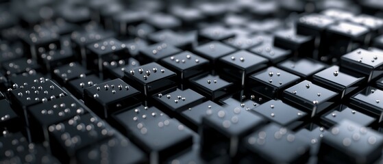 Black abstract background