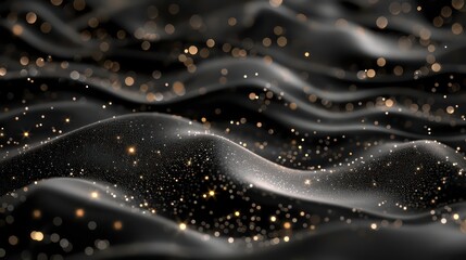 Canvas Print - a luxurious background with shiny gray glitter and sparkling elements, creating a regal and opulent 