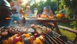© furyon - summer bbq food party grilling meat on weekend afternoon happy gathering with friends and family outdoor cooking lifestyle photography