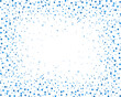 © GraphicStudio - Blue confetti luxury sparkling confetti template