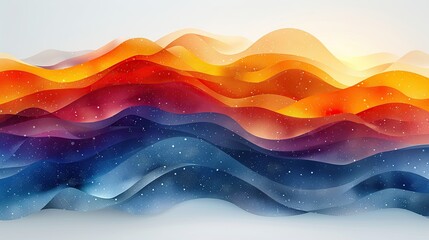 Wall Mural - Abstract 3D background bright glass colorful