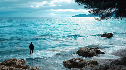 sea and rocks