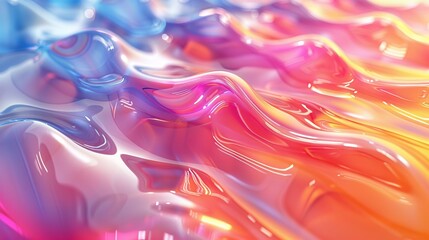 Abstract 3D background bright glass colorful