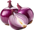 © chea - red onion isolated on white