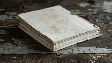 Canvas Print - Threatening Words Found on White Spring Notebook