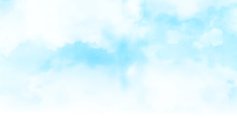 Wall Mural - background with clouds on blue sky. vector background. blue sky with above cloud background.