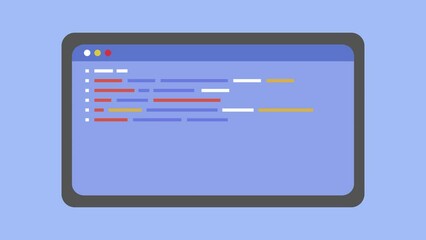 computer programmer working with some coding job