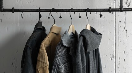 Wall Mural - Clothes Holder