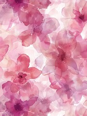 Wall Mural - light pink watercolor pattern background