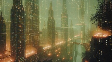 Poster - matrix city