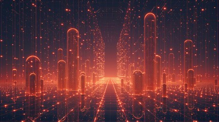 Poster - matrix city