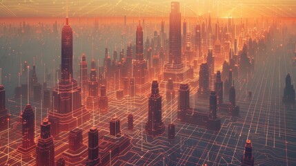 Poster - matrix city