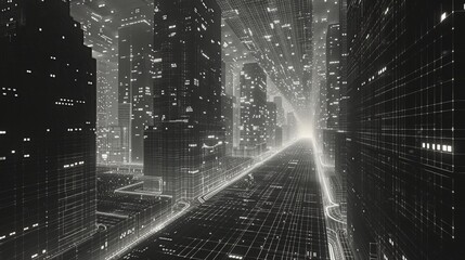 Poster - matrix city