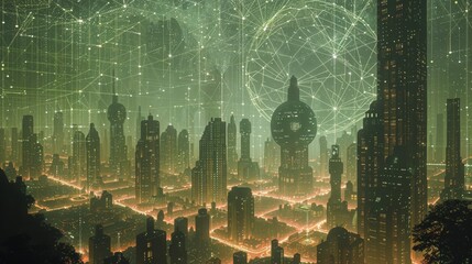 Poster - matrix city