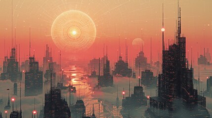 Poster - matrix city