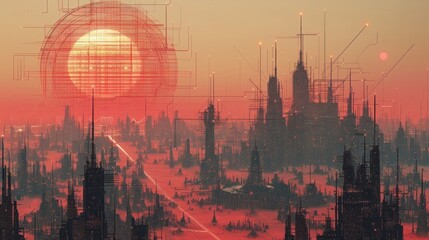 Poster - matrix city