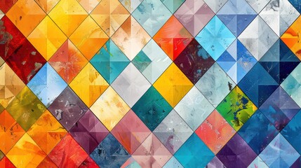 Abstract Geometric backgrounds full Color