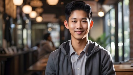 A young Asian entrepreneur