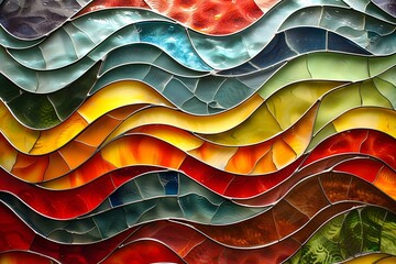 Wall Mural - stained glass texture