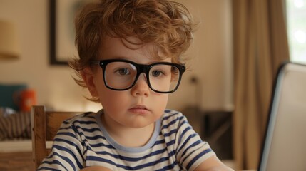 Poster - The Cute Boy with Glasses