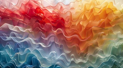 Colorful Wavy Abstract Background