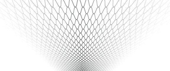 Mesh texture for fishing nets. Seamless pattern for sportswear or soccer goal, volleyball net, basketball hoop, hockey, athletics. Abstract net background for sports