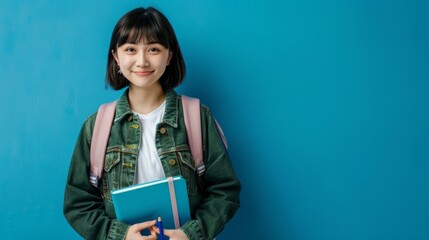 Poster - The smiling young student