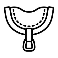 Sticker - Saddle Icon