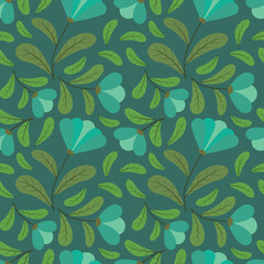 Canvas Print - seamless floral pattern