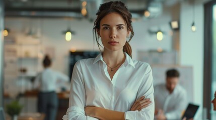 Wall Mural - The confident businesswoman