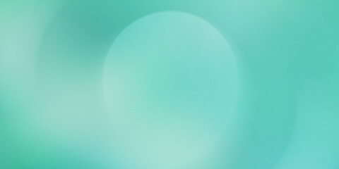 Poster - Futuristic turquoise aqua blue green gradient abstract background grainy texture.