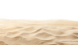beach sand from front view, on white isolated background
