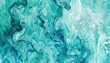 © furyon - vibrant turquoise and green abstract watercolor background fluid marbled paper texture illustration