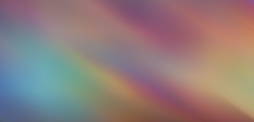 Poster - Abstract blurred pastel grayish background with rainbow spots throughout the image.