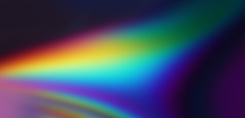 Wall Mural - Abstract vibrant blurred background in holographic colors.