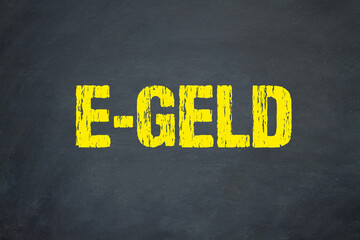 Poster - E-Geld	