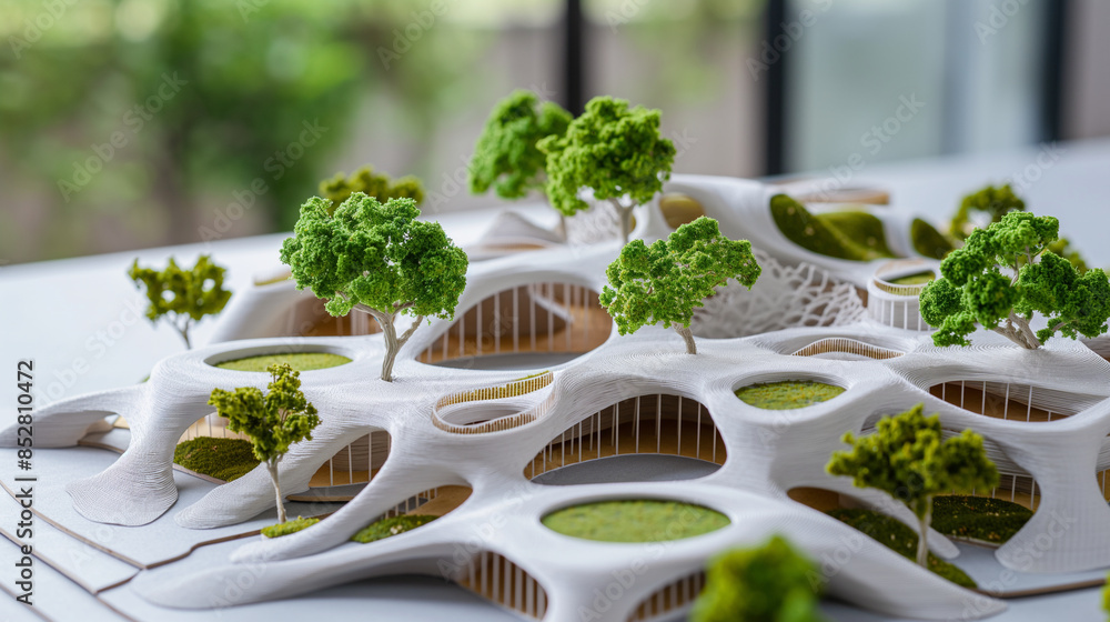 Innovative 3d Printing Application In Architecture Showcasing A Large