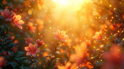 Wall Mural - under the bright sun. abstract natural backgrounds