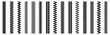 © dlyastokiv - Zipper brush set, Zip collection, zipper seamless, fasteners patterns – vector