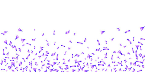 Wall Mural - Purple Glittering confetti decoration greeting card or party invitation