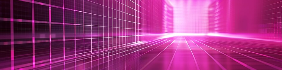 Bright magenta minimalist tech business background with subtle grid elements, providing a modern, energetic, and professional look for business