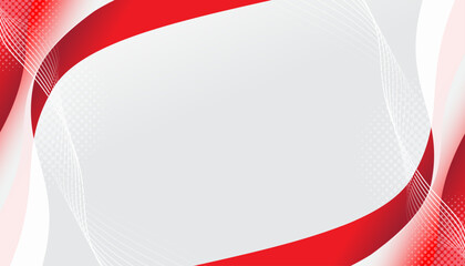 Wall Mural - Red curve on a white background vector