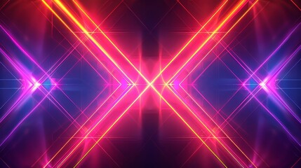 Wall Mural - Abstract Neon Lights Background