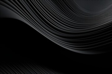 Depth in Darkness: Abstract Background with Carbon Fiber Texture