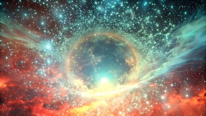 night dark space sky with stars